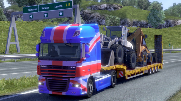 Скриншот из Euro Truck Simulator 2 - UK Paint Jobs Pack