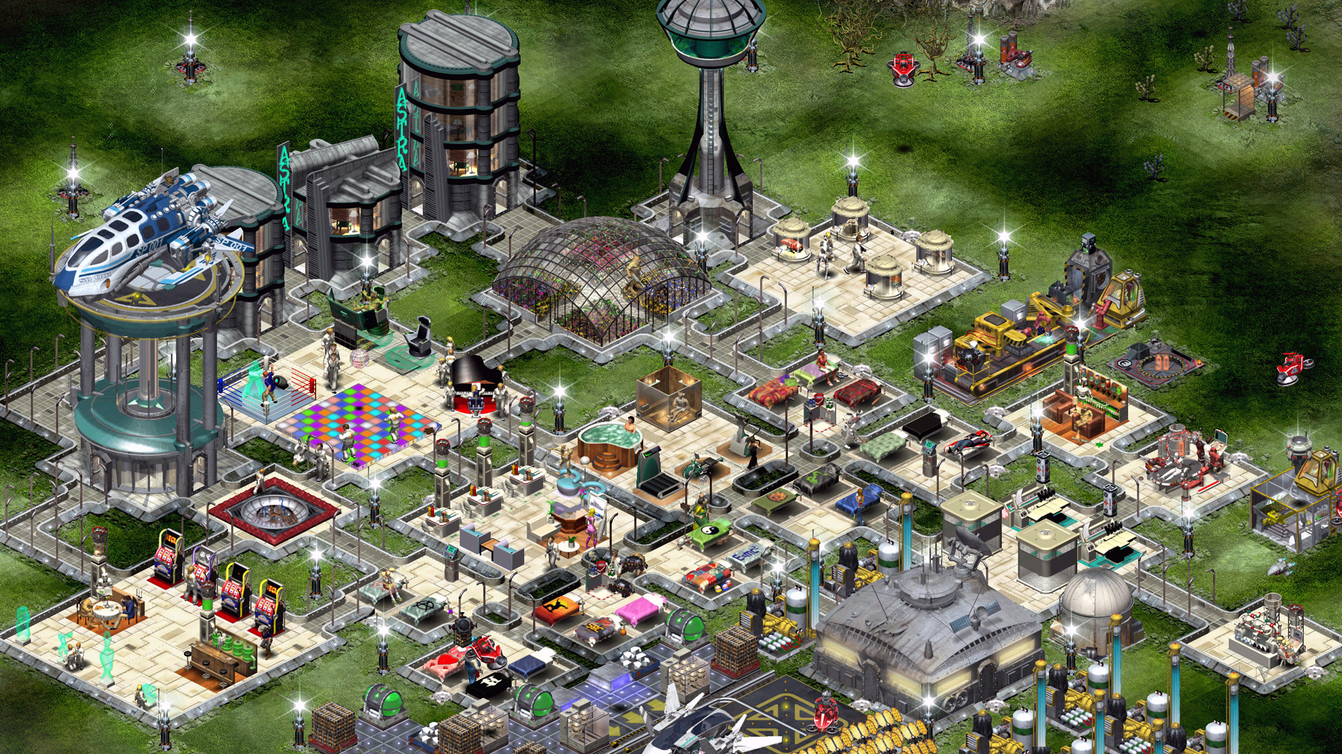 download space colony game