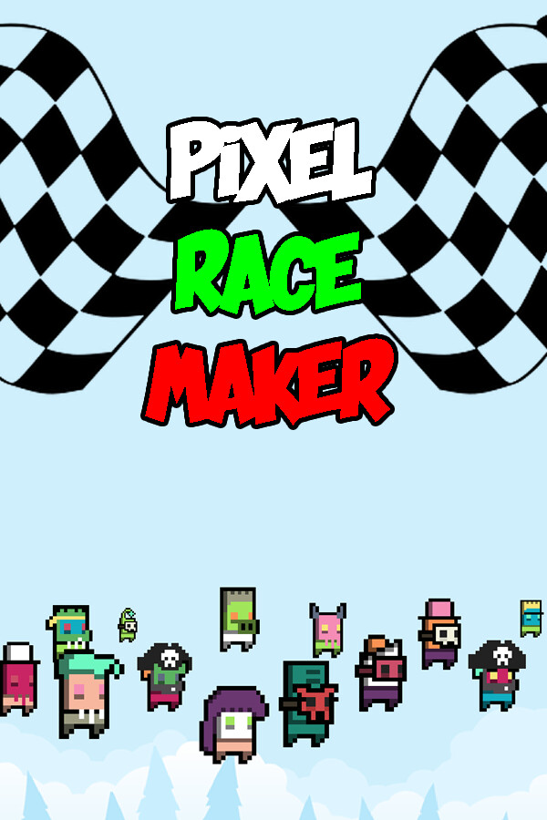Steam portrait for Pixel Race Maker.