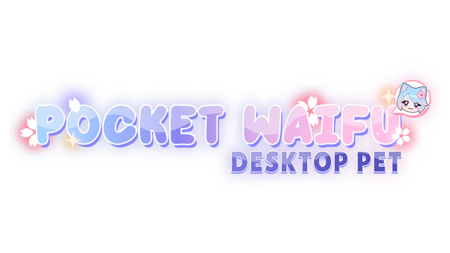 Pocket Waifu: Desktop Pet Logo