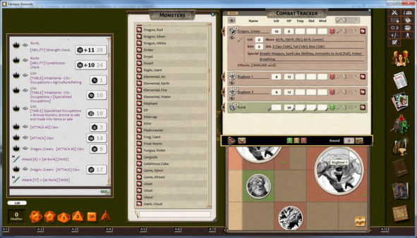 Скриншот из Fantasy Grounds - Castles & Crusades Ruleset