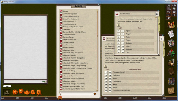 Скриншот из Fantasy Grounds - C&C Castle Keeper's Guide