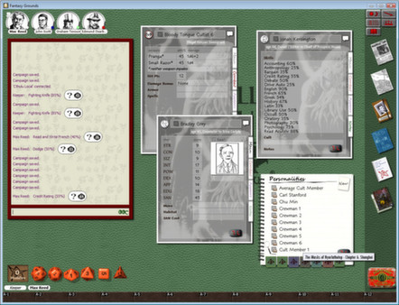 Скриншот из Fantasy Grounds - Call of Cthulhu: Masks of Nyarlathotep