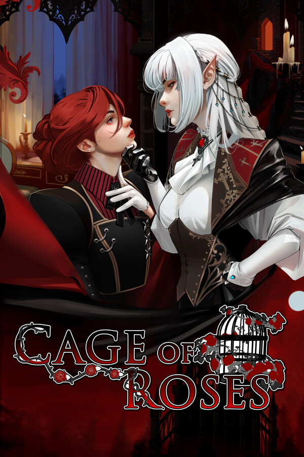 Steam portrait for Cage of Roses.