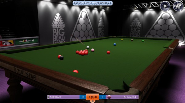 Скриншот из International Snooker