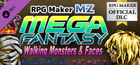 RPG Maker MZ - MEGA FANTASY Walking Monsters and Faces cover art