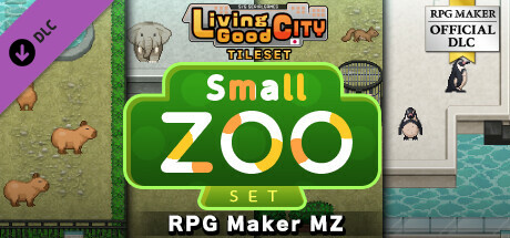 RPG Maker MZ - SERIALGAMES LivingGoodCity Tileset - Small Zoo Set cover art