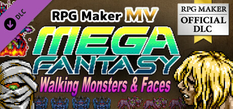 RPG Maker MV - MEGA FANTASY Walking Monsters and Faces cover art