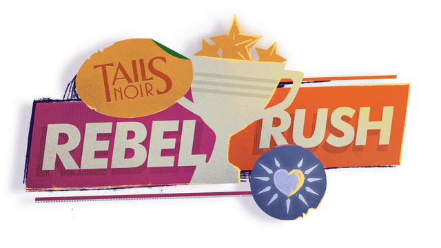 Tails Noir: Rebel Rush Logo