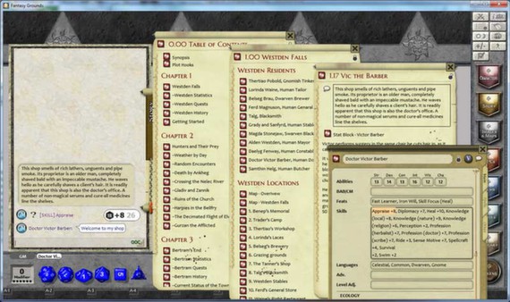 Скриншот из Fantasy Grounds - PFRPG Compatible Adventure: The Bleeding Hollow