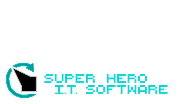 Super Hero I.T. Software Logo