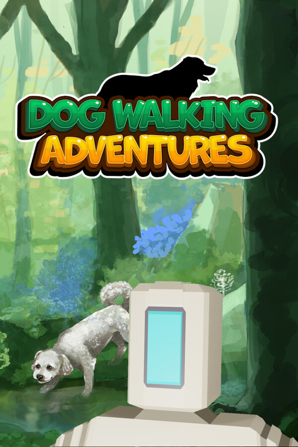 Steam portrait for Dog Walking Adventures.