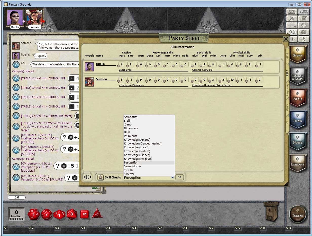 fantasy grounds 2 effects