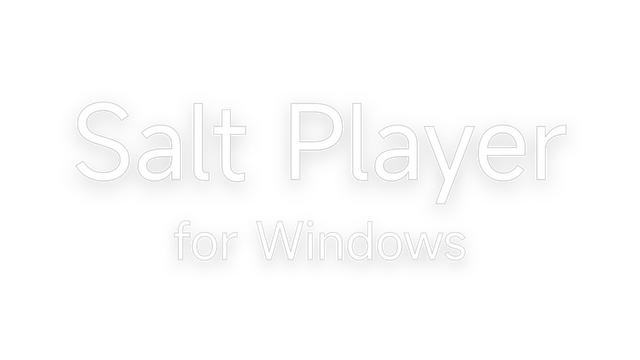 Salt Player for Windows Logo