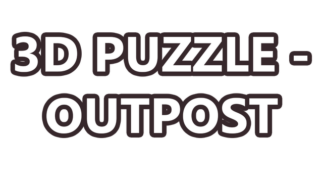 3D PUZZLE - OutPost Logo