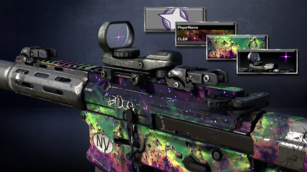 Скриншот из Call of Duty: Ghosts - Nebula Personalization Pack