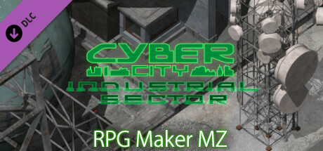 RPG Maker MZ - CyberCity Industrial Sector Tiles cover art