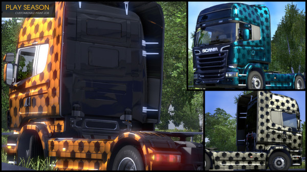 Скриншот из Euro Truck Simulator 2 - Flip Paint Designs