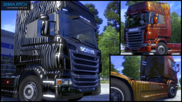 Скриншот из Euro Truck Simulator 2 - Flip Paint Designs