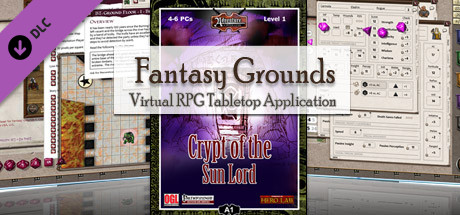 Fantasy Grounds - 3.5E/PFRPG: A01: Crypt of the Sun Lord cover art