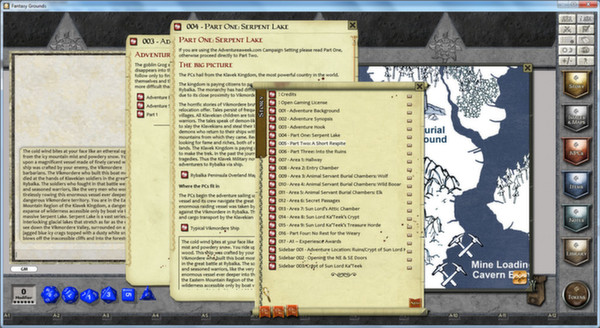 Скриншот из Fantasy Grounds - 3.5E⁄PFRPG: A01: Crypt of the Sun Lord