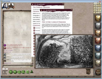 Скриншот из Fantasy Grounds - 4E: Lands of Darkness #1: The Barrow Grounds