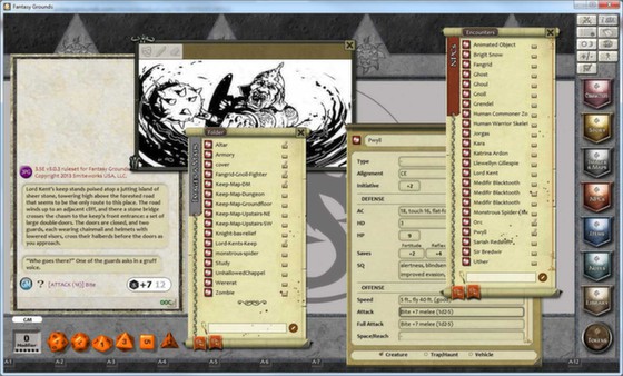 Скриншот из Fantasy Grounds - 3.5E⁄PFRPG: Gambler's Quest - 1 on 1