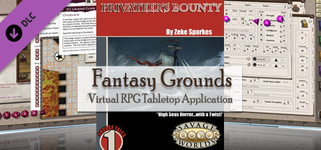 Fantasy Grounds - SW: Savage Tales #1: Privateer's Bounty! cover art