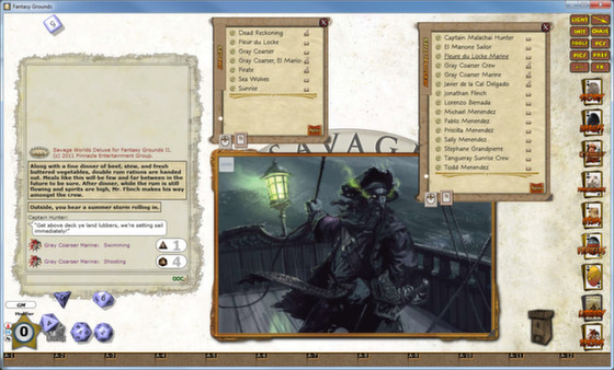 Скриншот из Fantasy Grounds - SW: Savage Tales #1: Privateer's Bounty!
