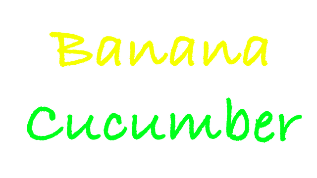 Banana & Cucumber Logo