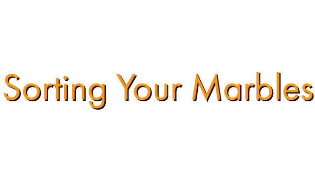 Sorting Your Marbles Logo