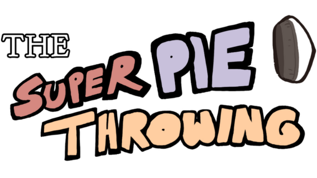 The Super Pie Throwing Logo