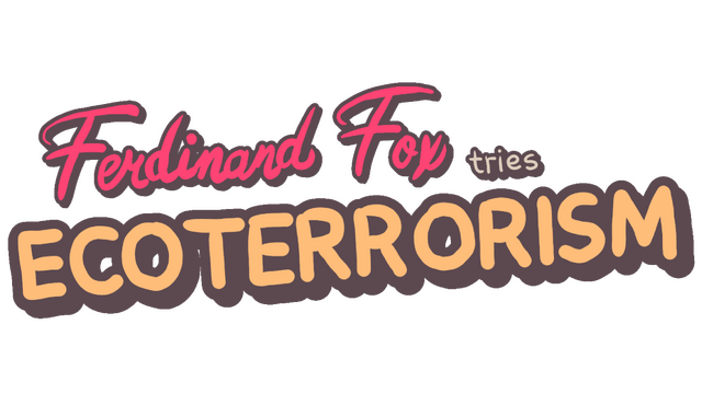 Ferdinand Fox tries Ecoterrorism Logo