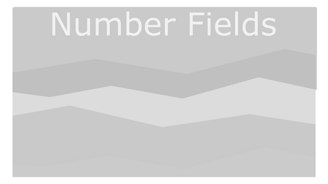 Number Fields Logo
