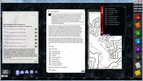 Скриншот из Fantasy Grounds - Basic Roleplaying (BRP) Ruleset