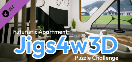 Jigs4w3D - Futuristic Apartment Environment DLC cover art