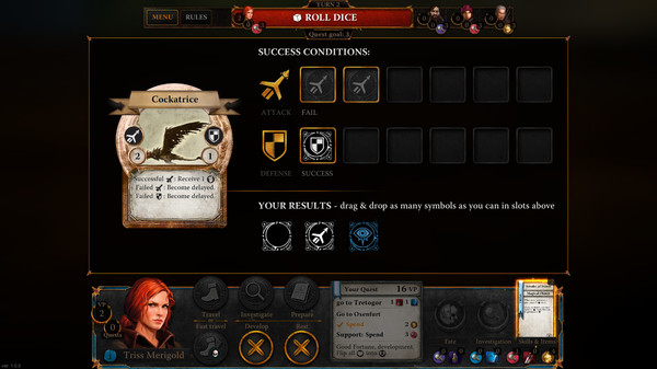 Скриншот из The Witcher Adventure Game