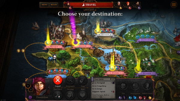Скриншот из The Witcher Adventure Game