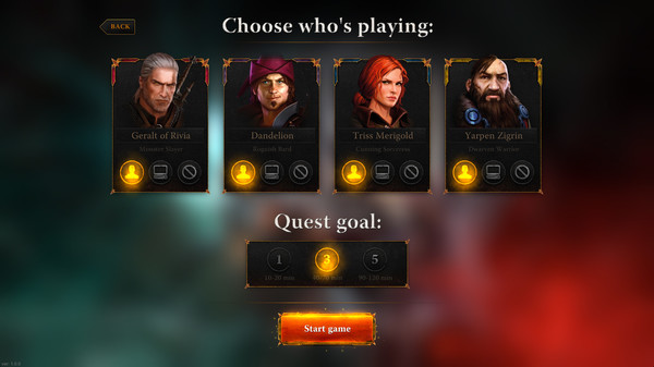 Скриншот из The Witcher Adventure Game