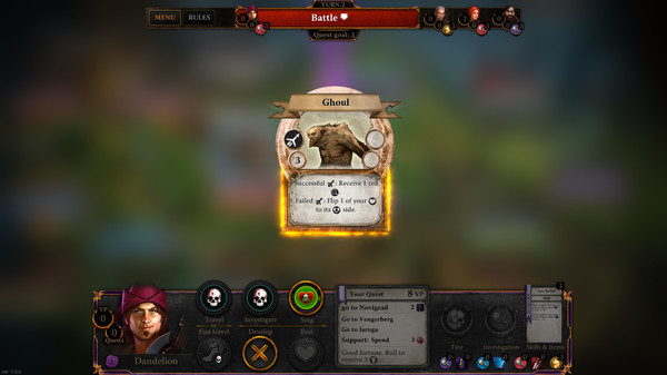 Скриншот из The Witcher Adventure Game