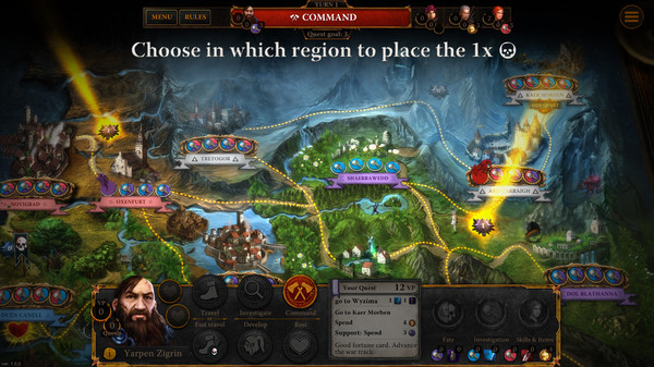 Скриншот из The Witcher Adventure Game
