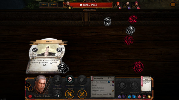 Скриншот из The Witcher Adventure Game