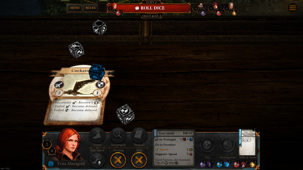 Скриншот из The Witcher Adventure Game