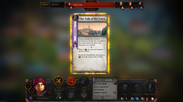 Скриншот из The Witcher Adventure Game