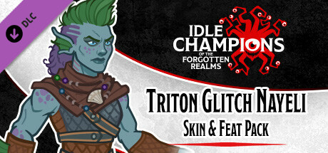 Idle Champions - Triton Glitch Nayeli Skin & Feat Pack cover art