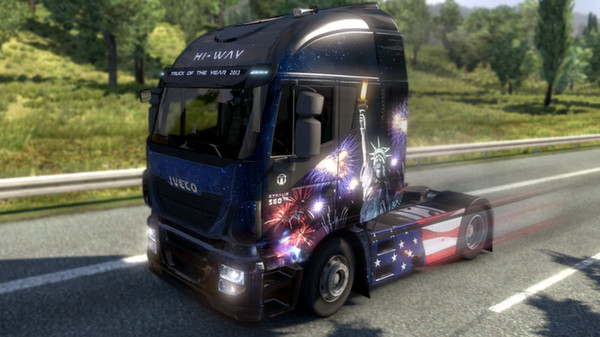 Скриншот из Euro Truck Simulator 2 - USA Paint Jobs Pack