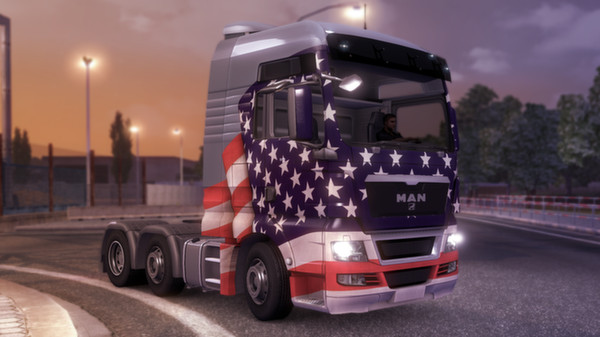 Скриншот из Euro Truck Simulator 2 - USA Paint Jobs Pack