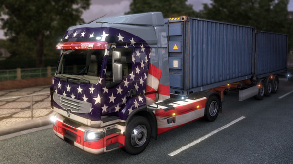 Скриншот из Euro Truck Simulator 2 - USA Paint Jobs Pack