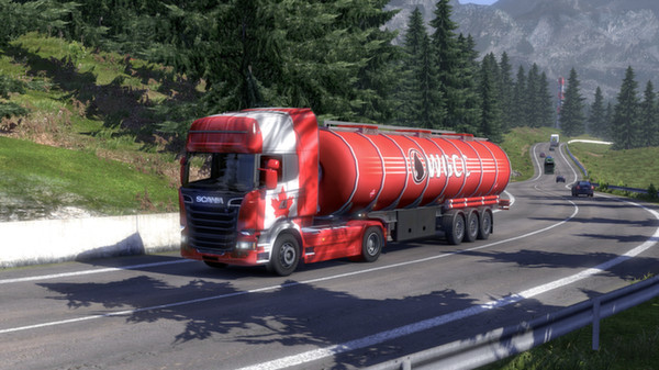 Скриншот из Euro Truck Simulator 2 - Canadian Paint Jobs Pack