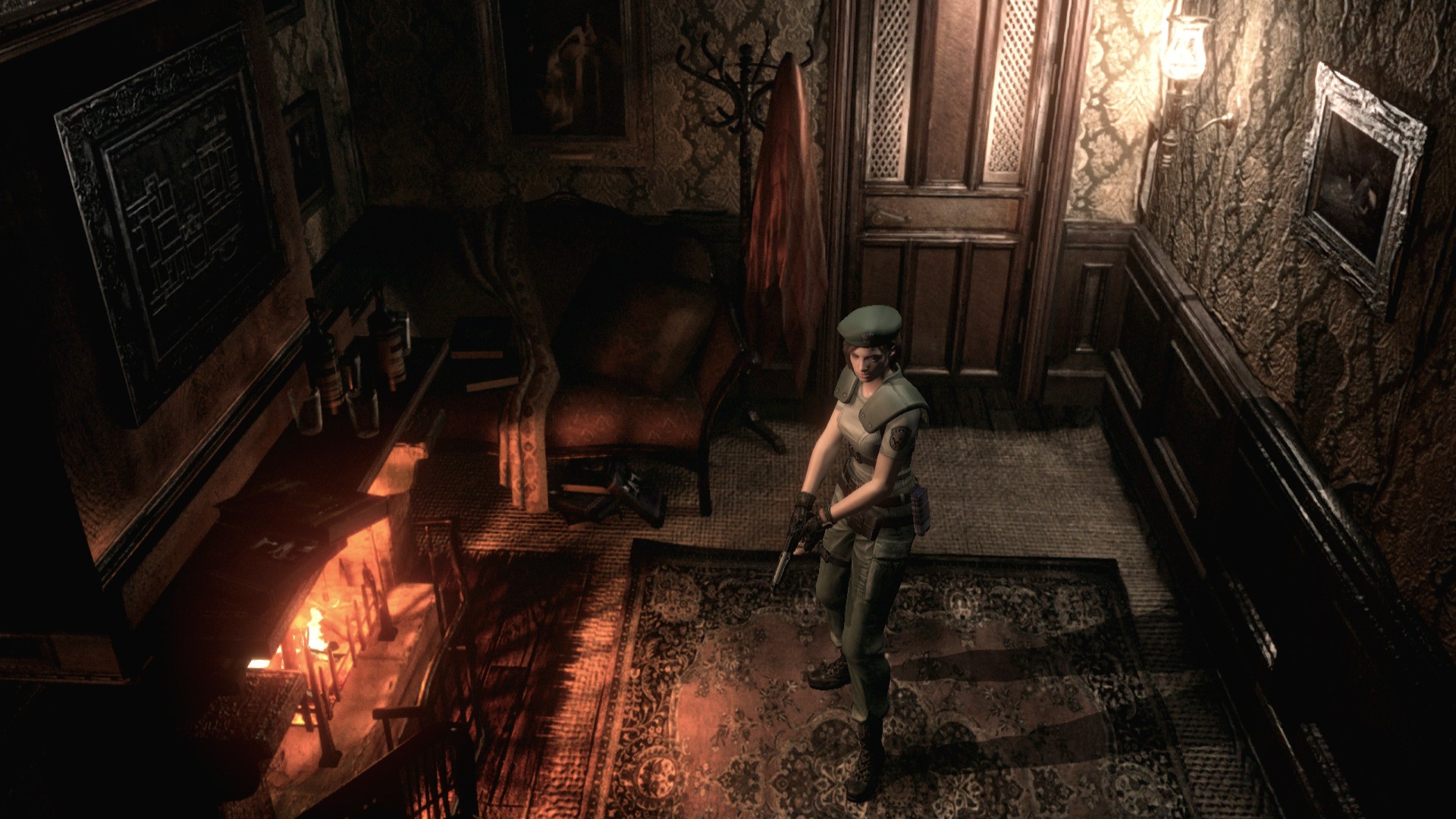 Evil horror games. Resident Evil 1 Remake.